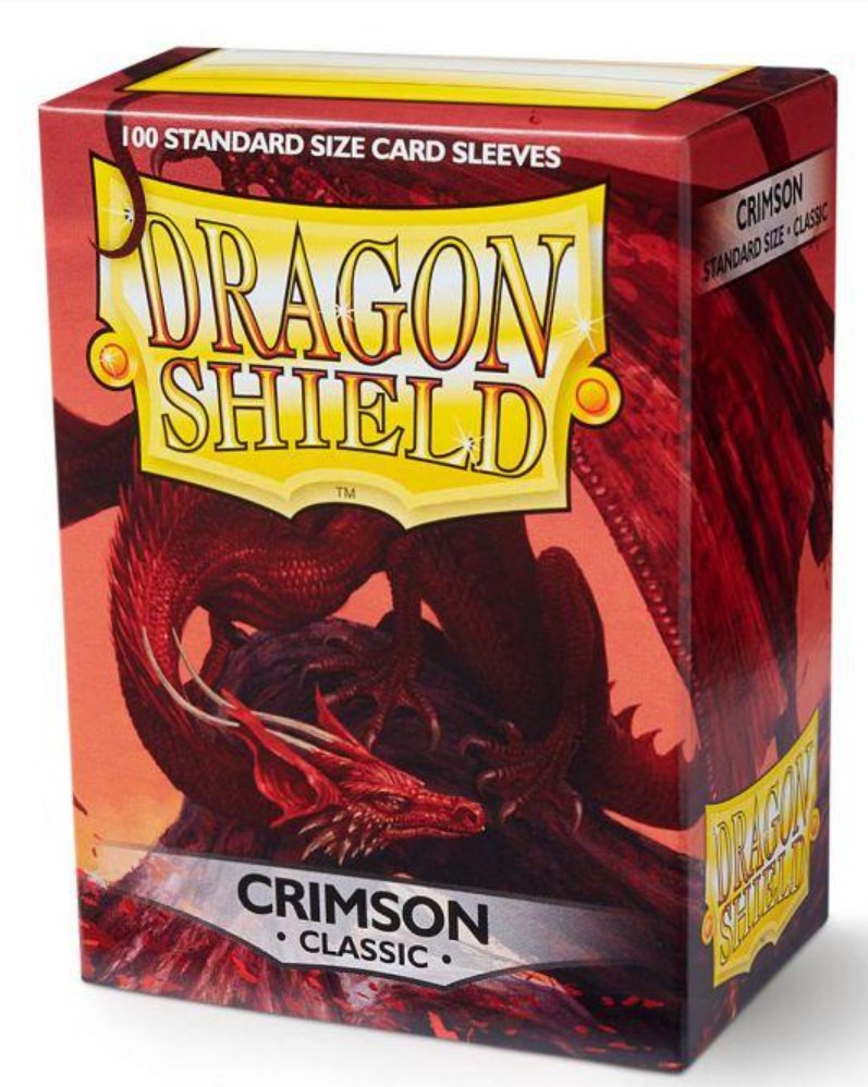 Dragon Shield - 100 protège-cartes standard - Crimson