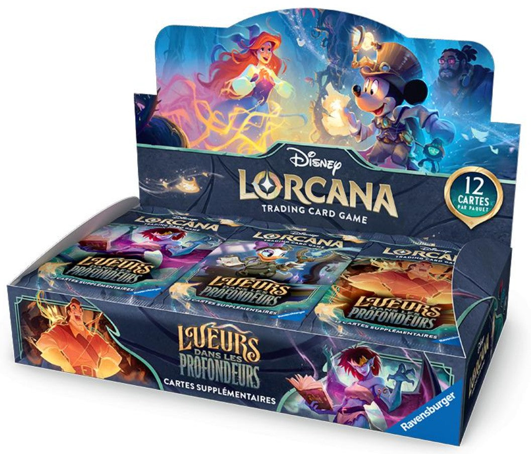 Disney Lorcana - Boîte de 24 Boosters - Chapitre 10 Lueurs dans les profondeurs