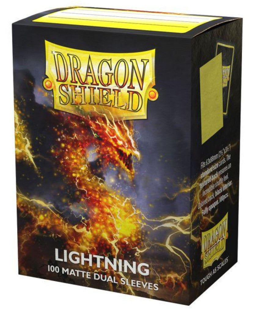 Dragon Shield - 100 protège-cartes standard Dual Mat - Lightning