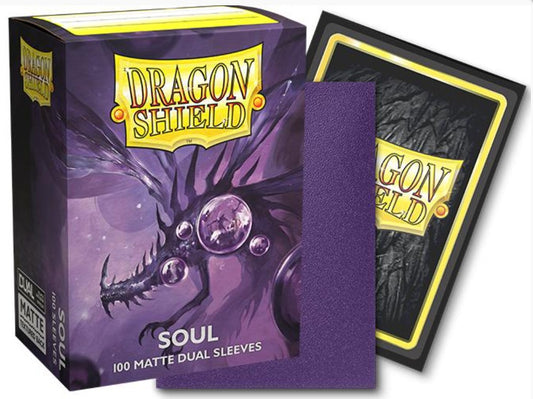 Dragon Shield - 100 protège-cartes standard Dual Mat - Soul