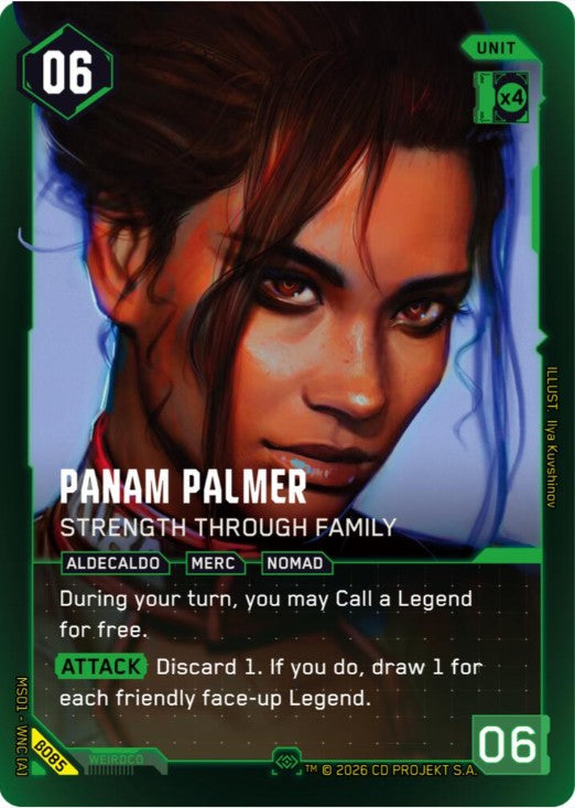 Paname Palmer, Strength Through Family
