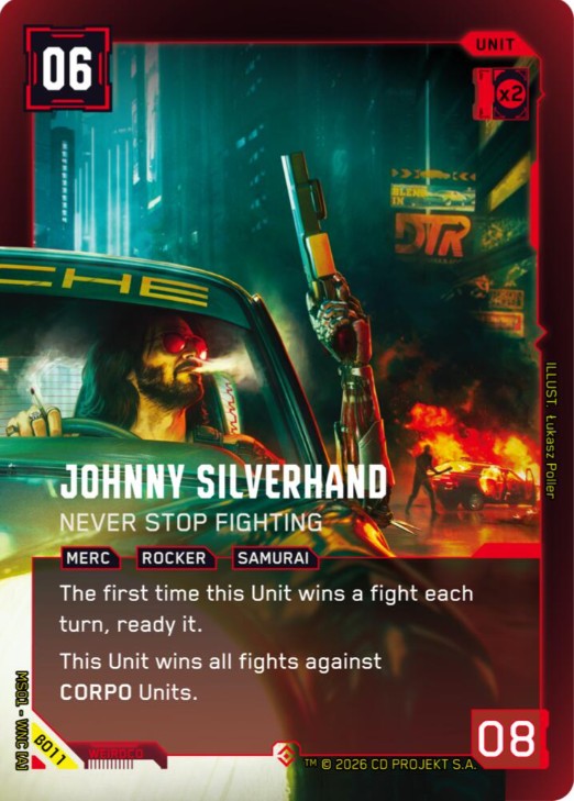 Johnny Silverhand, Never Stop Fighting