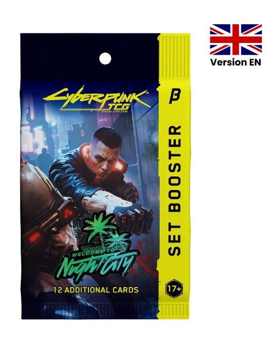 Cyberpunk TCG BETA – Welcome To Night City – Boîte de 36 Boosters – en anglais