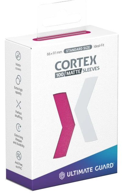Ultimate Guard - 100 protège-cartes Standard Cortex - Rose