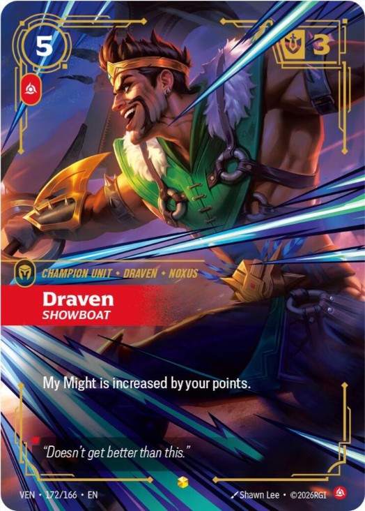 Draven, showboat