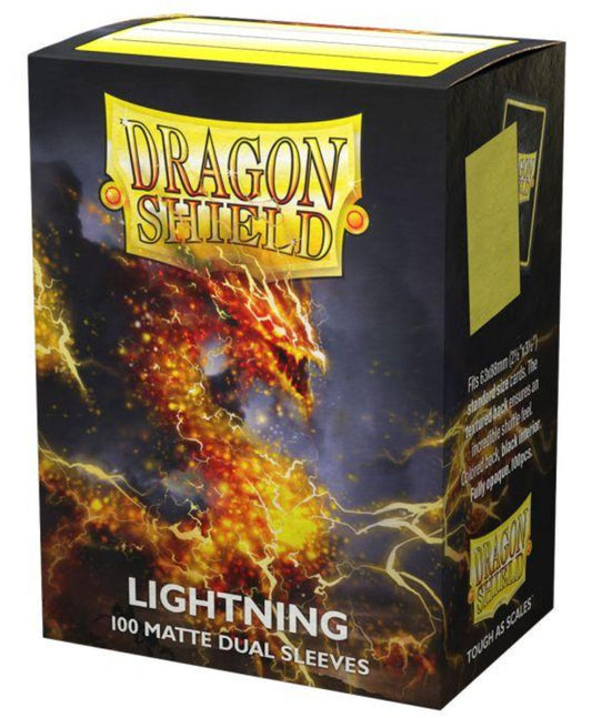 Dragon Shield - 100 protège-cartes standard Dual Mat - Lightning