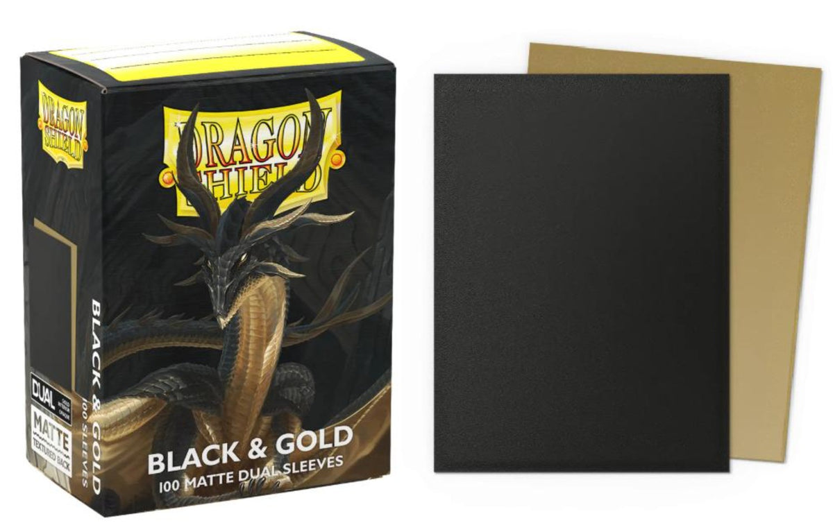 DS - Standard Dual Sleeves: Black & Gold