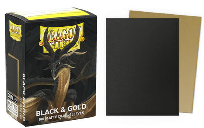 DS - Standard Dual Sleeves: Black & Gold