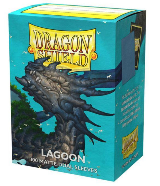 Dragon Shield - 100 protège-cartes standard Dual Mat - Lagoon
