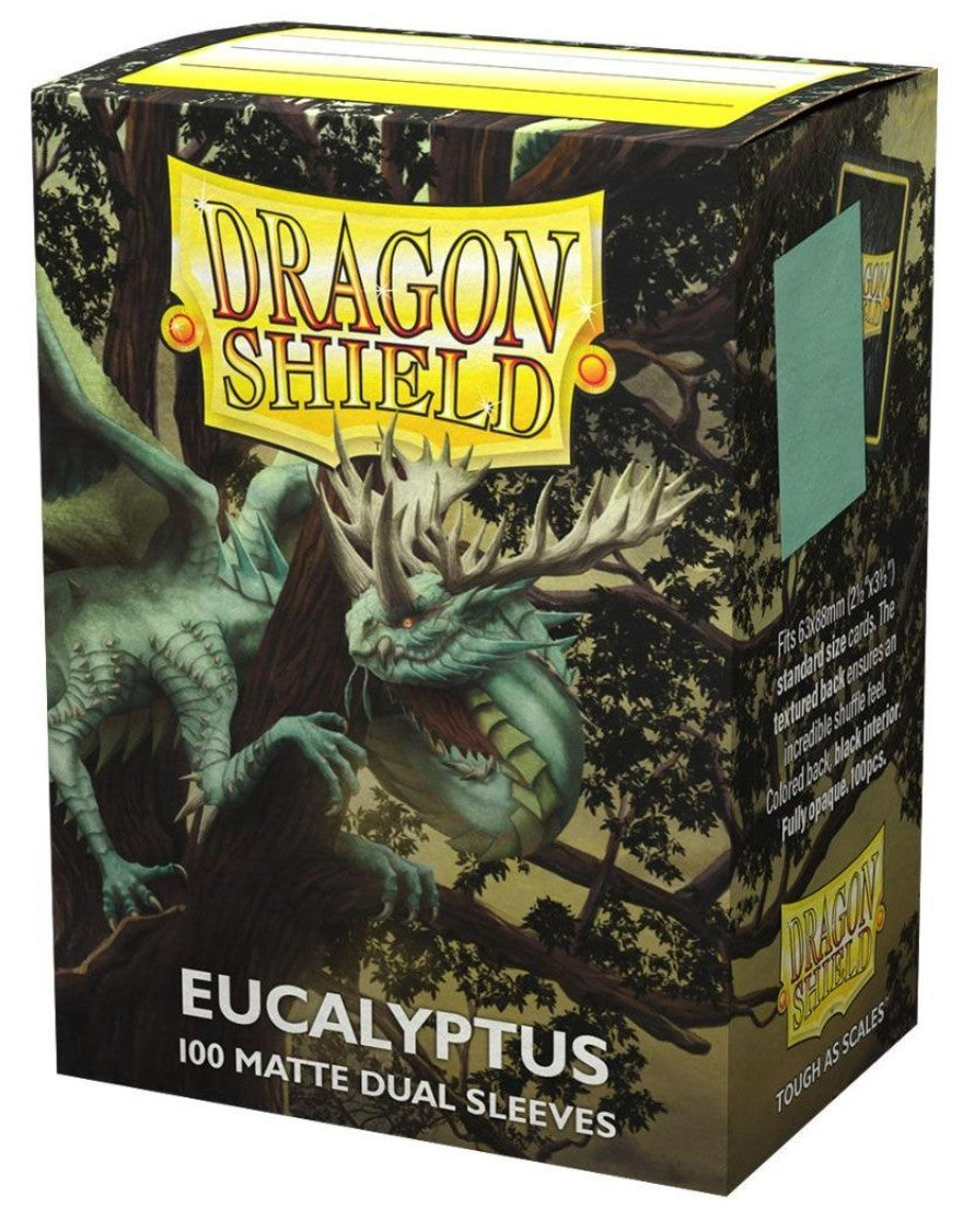 Dragon Shield - 100 protège-cartes standard Dual Mat - Eucalyptus