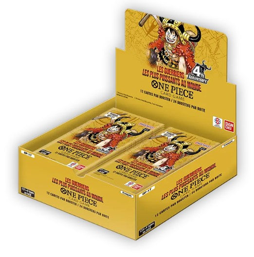 One Piece Card Game - Boite de Boosters Français - Display OP17 - Les Guerriers les Plus Puissants au Monde